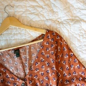 Burnt Orange Fall Summer Dress (Wild Fable)